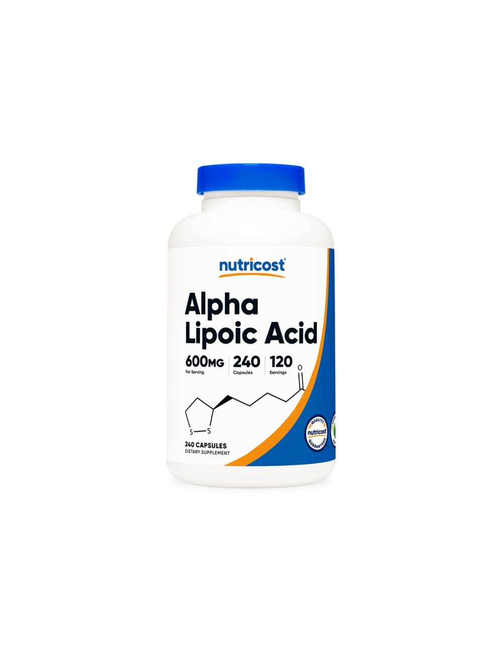 Диабет – Алфа-липоева киселина, 600 mg/240 капсули Nutricost