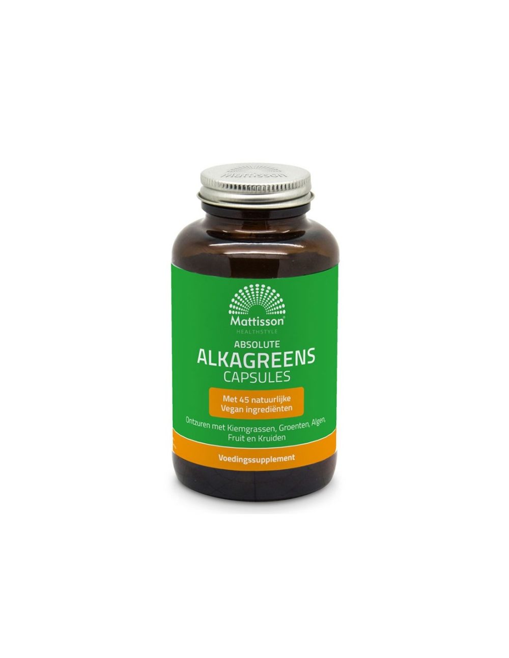 Алкален баланс – АлкаГрийнс – Absolute AlkaGreens, 180 капсули Mattisson Healthstyle