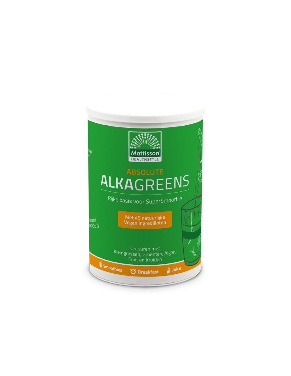 Алкално-киселинен баланс – Алка Грийнс – Absolute Alkagreens, 300 g прах