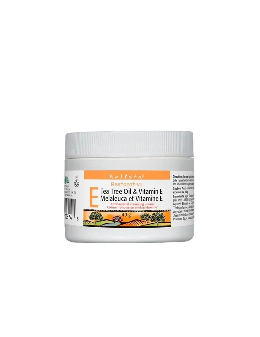 Антибактериален крем – Чаено дърво и Витамин Е Holista, 40 g Natural Factors