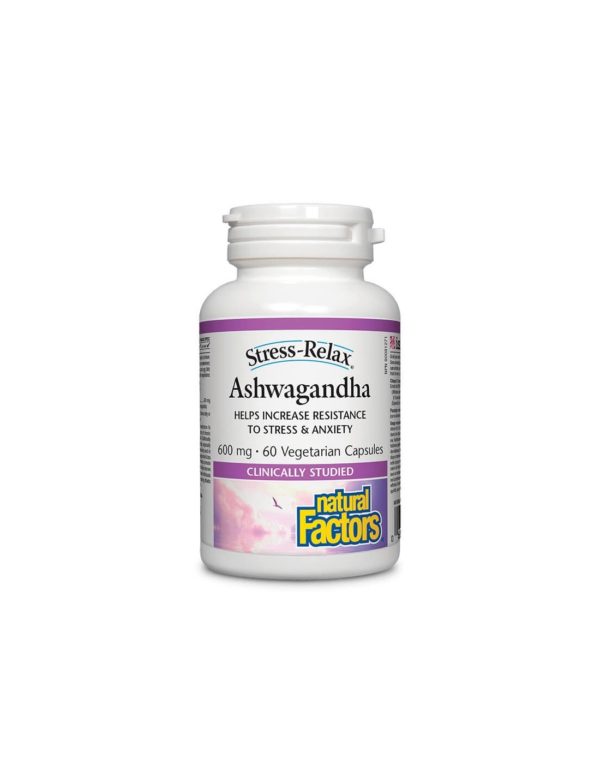 Ashwagandha Stress-Relax / Ашваганда, 60 капсули Natural Factors