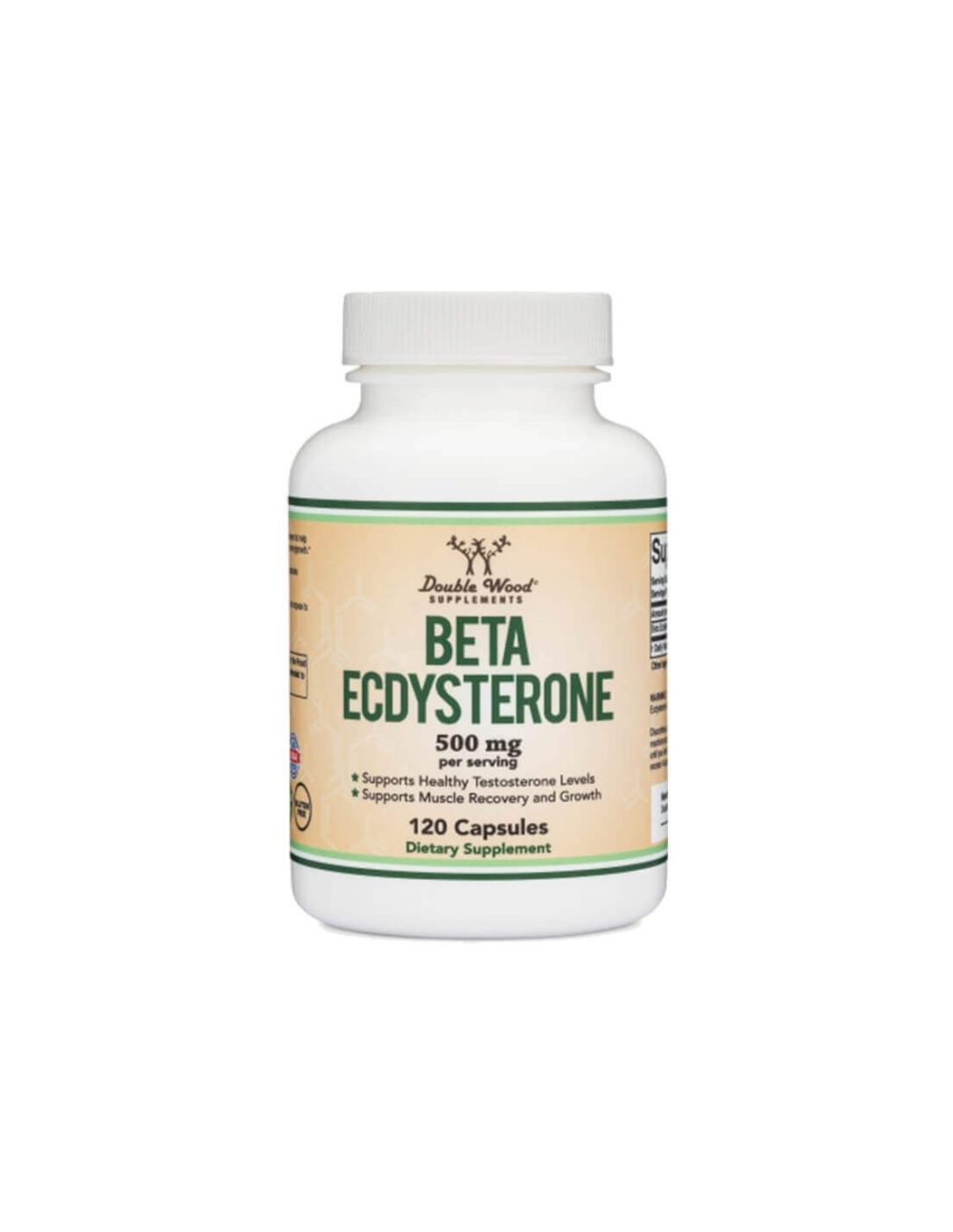 Beta ecdysterone/ Бета екдистерон, 500 mg, 120 капсули Double Wood