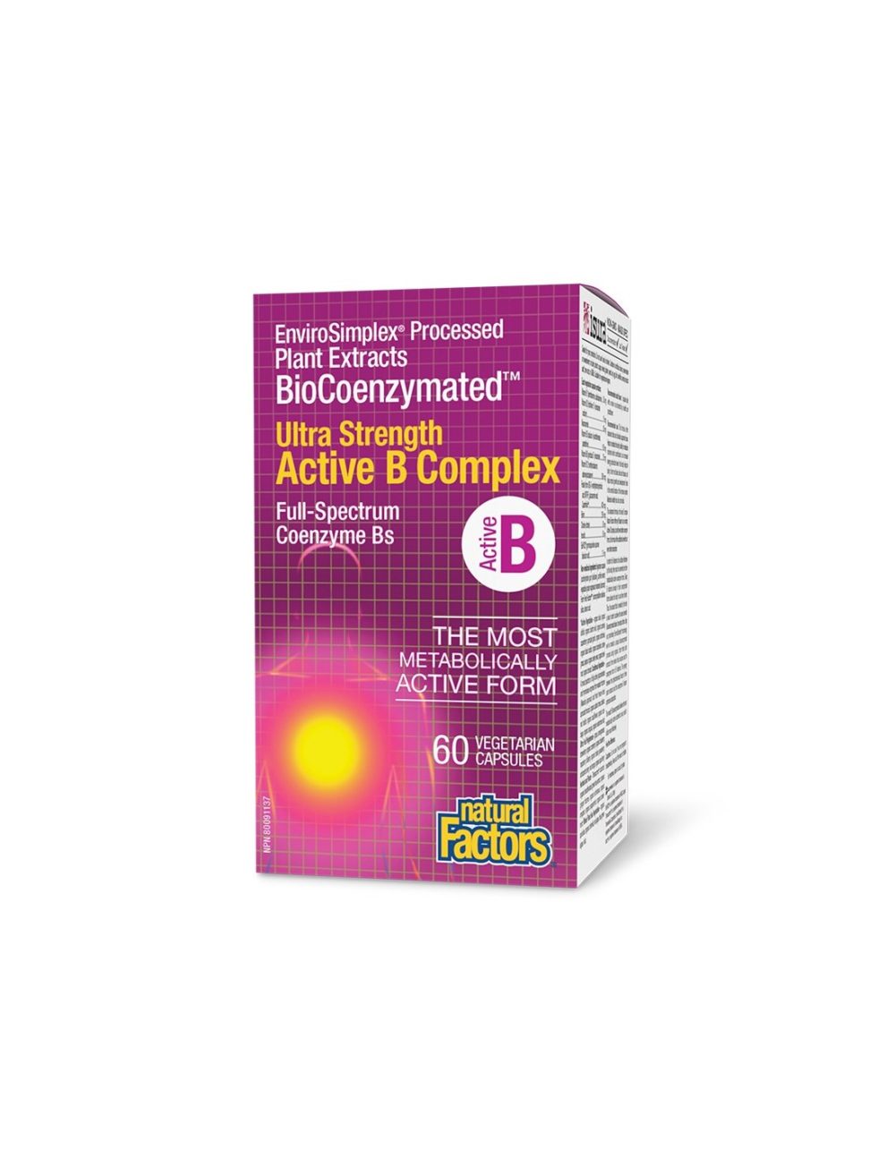 BioCoenzymated™ Актив В-комплекс Ultra Strength, 60 V капсули