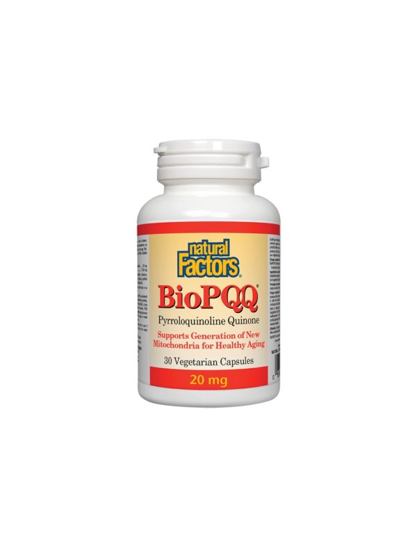 BioPQQ®/ Пиролоквинолин квинон 20 mg х 30 капсули Natural Factors