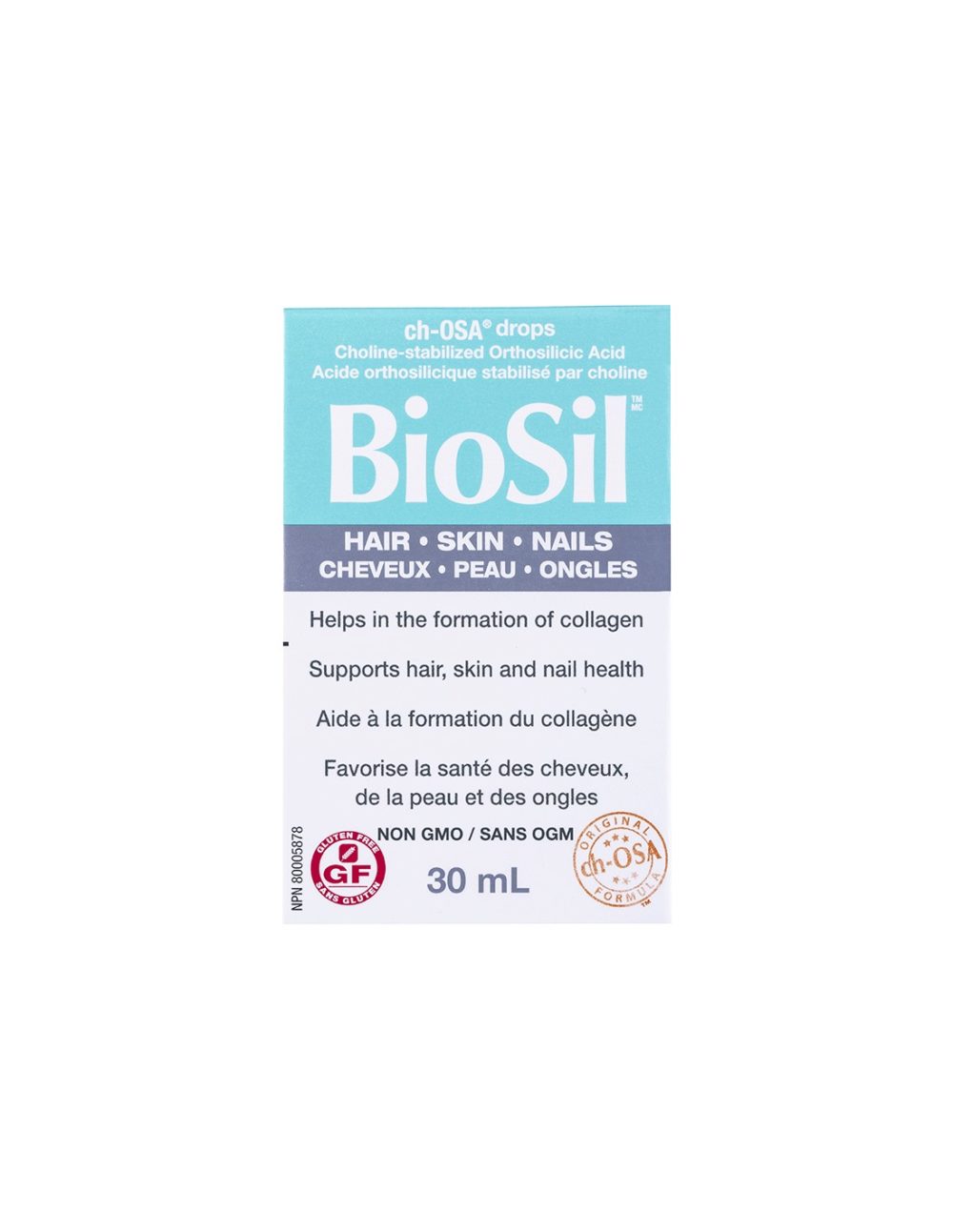 BioSil™ Hair, Skin & Nails/ Коса, кожа и нокти 30 ml x 60 дневни дози Natural Factors