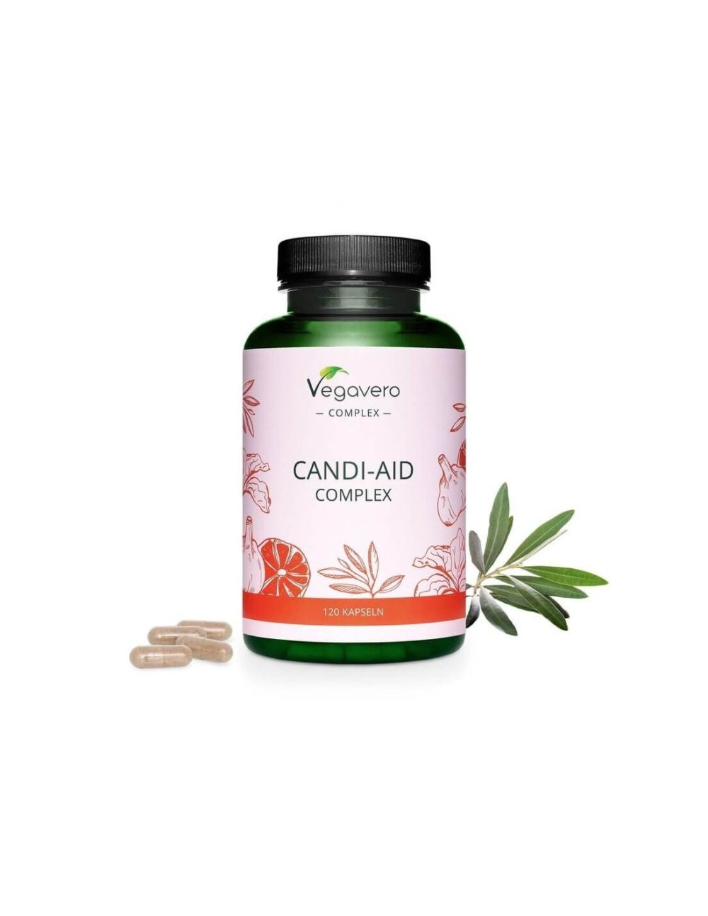 Candi-Aid Complex, 120 капсули, 100% Vegan Vegavero