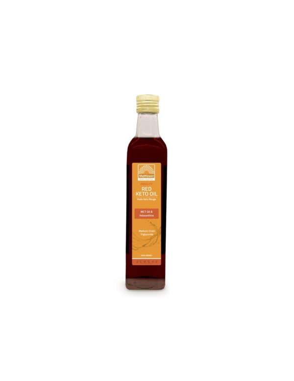 Червено кето масло – MCT масло & Астаксантин, 500 ml Mattisson Healthstyle