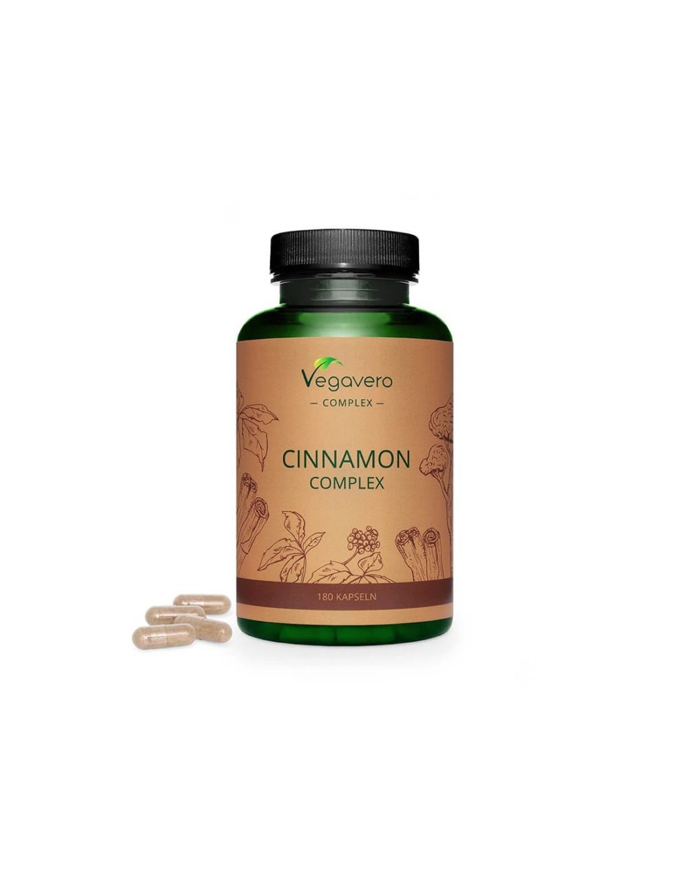 Cinnamon Complex – Канела комплекс (Билкова формула за контрол на кръвната захар), 180 капсули Vegavero