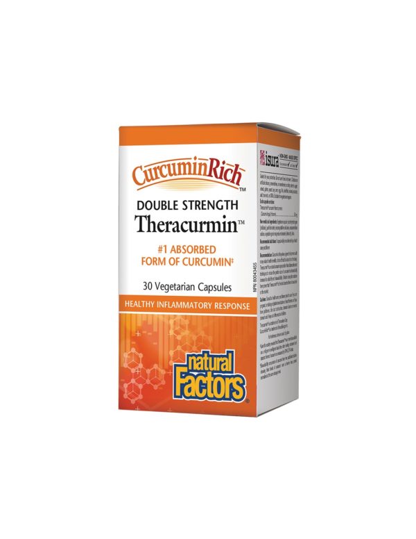 CurcuminRich™ Theracurmin™ Double Strength / Теракурмин, 60 mg, 30 капсули Natural Factors