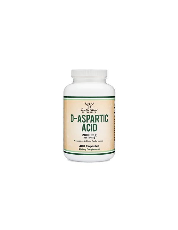 D-Aspartic Acid/ D-Аспарагинова киселина, 2000 mg, 300 капсули Double Wood