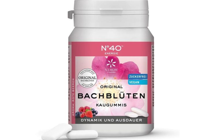 Дъвки с цветни есенции на д-р Бах N°41 – Фокус, 40 броя с вкус на цитрусови плодове