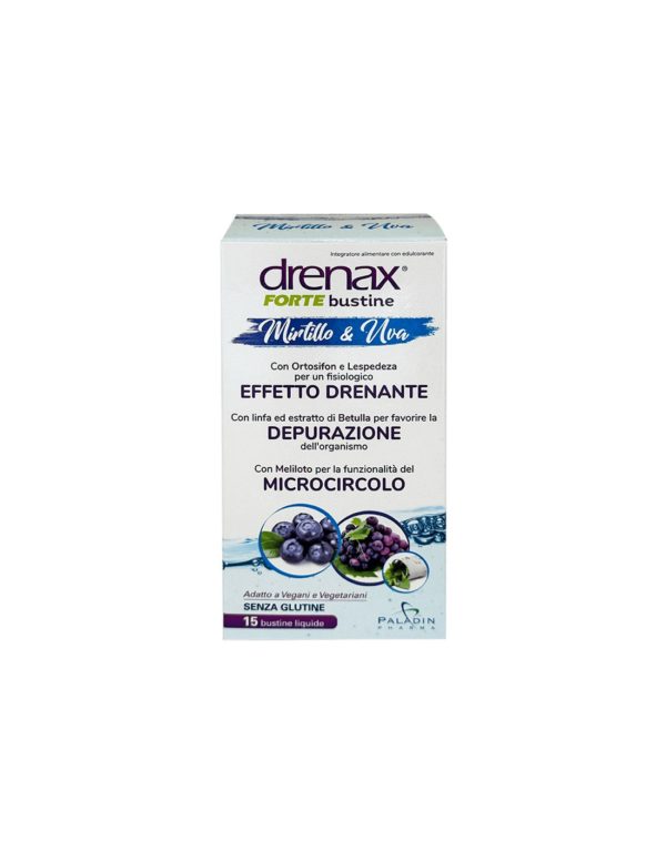 Drenax® Forte+ Боровинка и Гроздово семе (против задържане на течности), 15 сашета