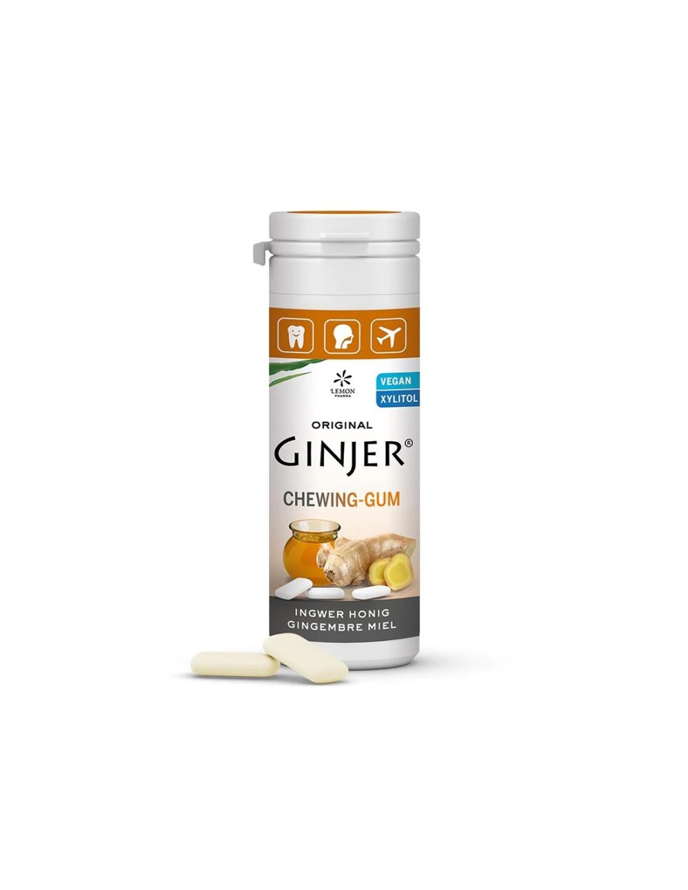 Джинджифилови дъвки с мед Lemon Pharma