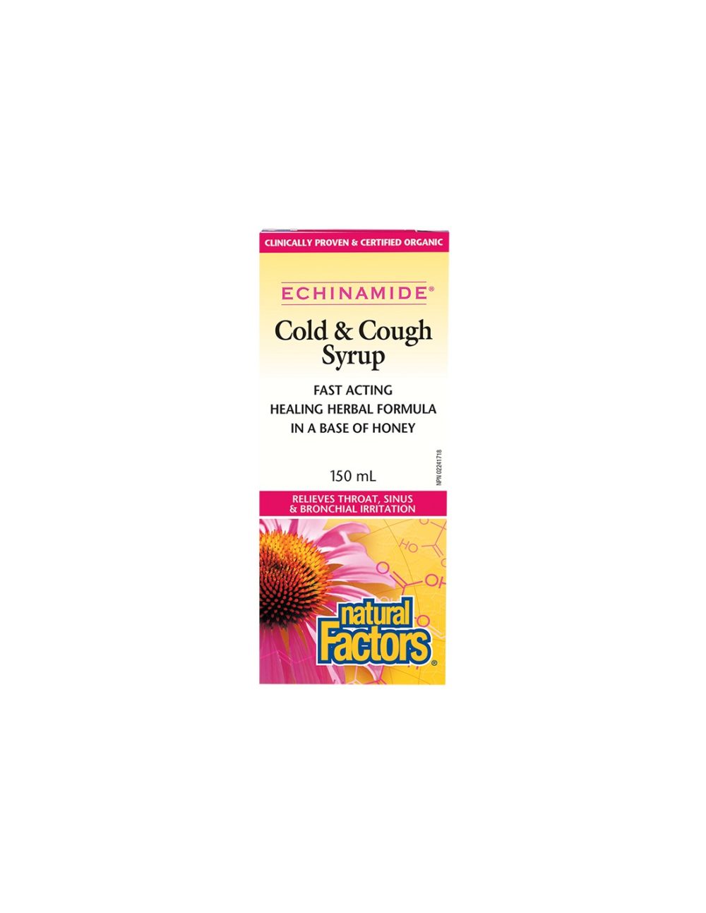 Echinamide® Cold & Cough Syrup/ Сироп при кашлица и настинка х 150 ml Natural Factors