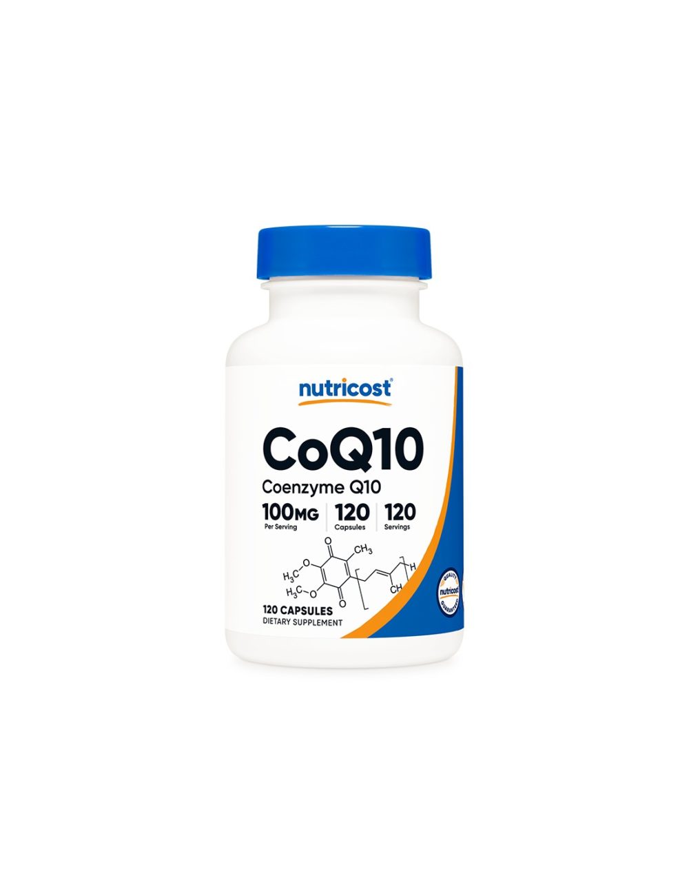 Енергия и здраво сърце –  Коензим Q10, 100 mg x 120 капсули Nutricost
