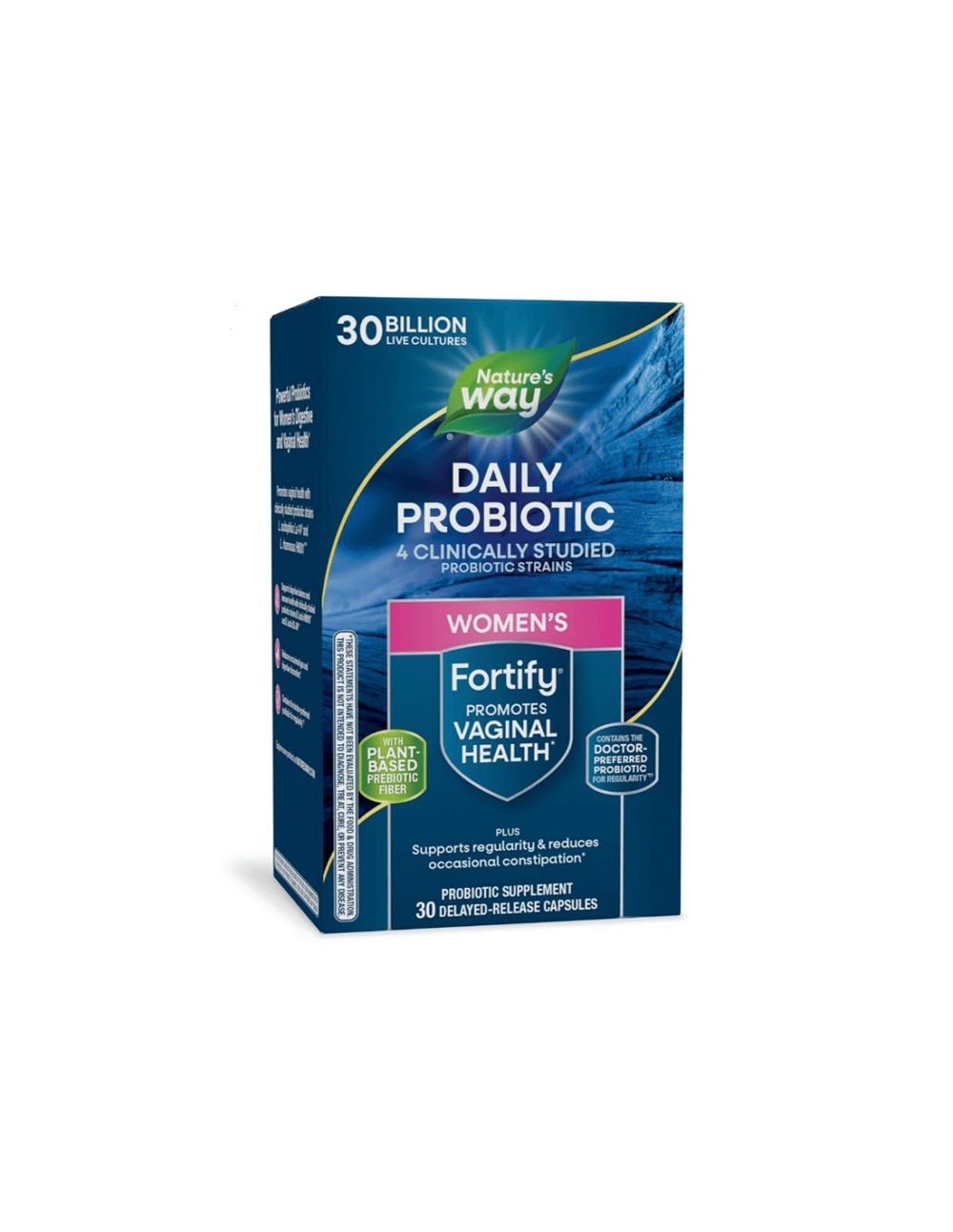 Fortify™ Womens Probiotic+ Prebiotics / Пробиотик за жени, 30 милиарда активни пробиотици, 30 капсули със забавено освобождаване Nature’s Way