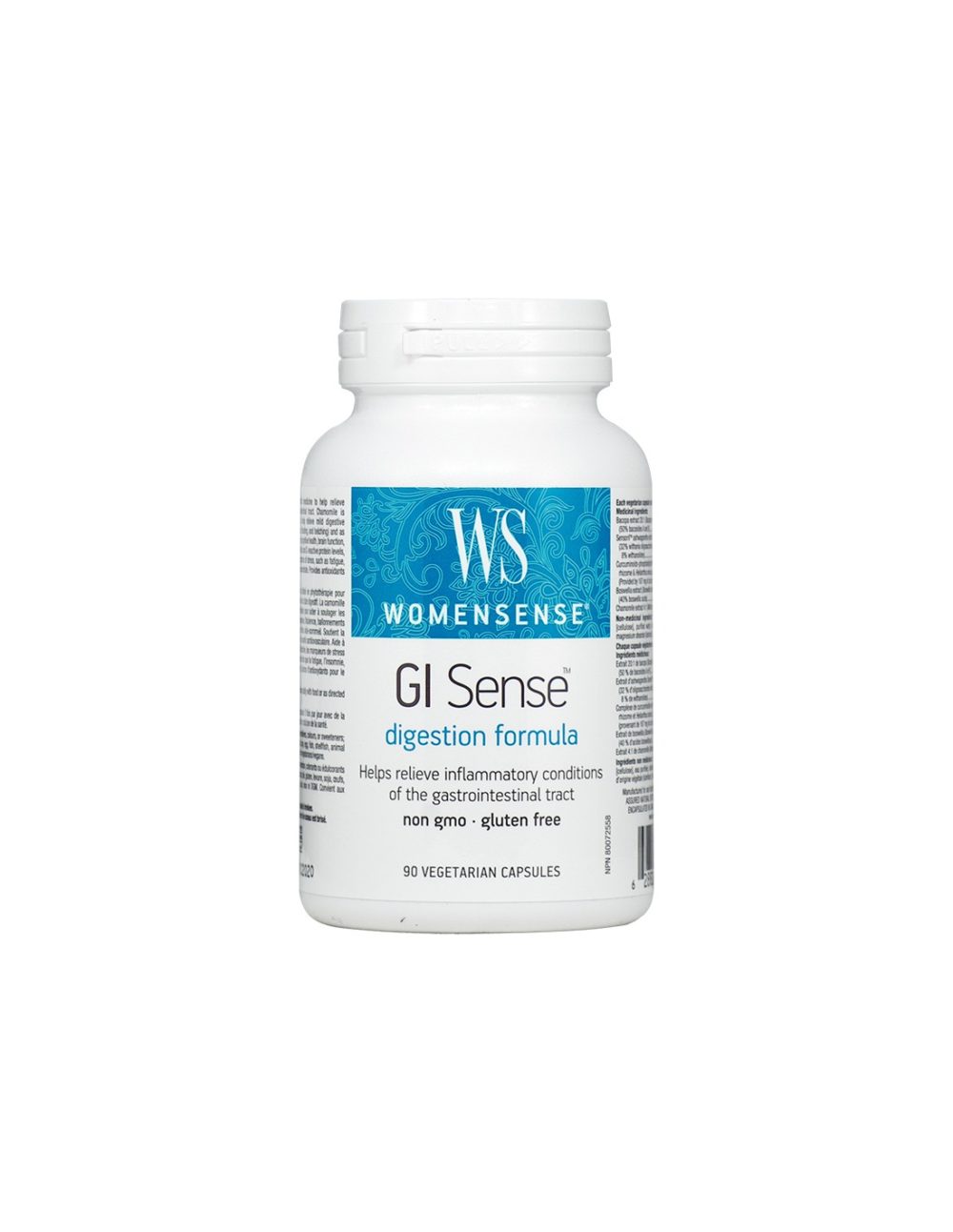 GI Sense™ WomenSense®/ Храносмилателна формула х 90 капсули Natural Factors