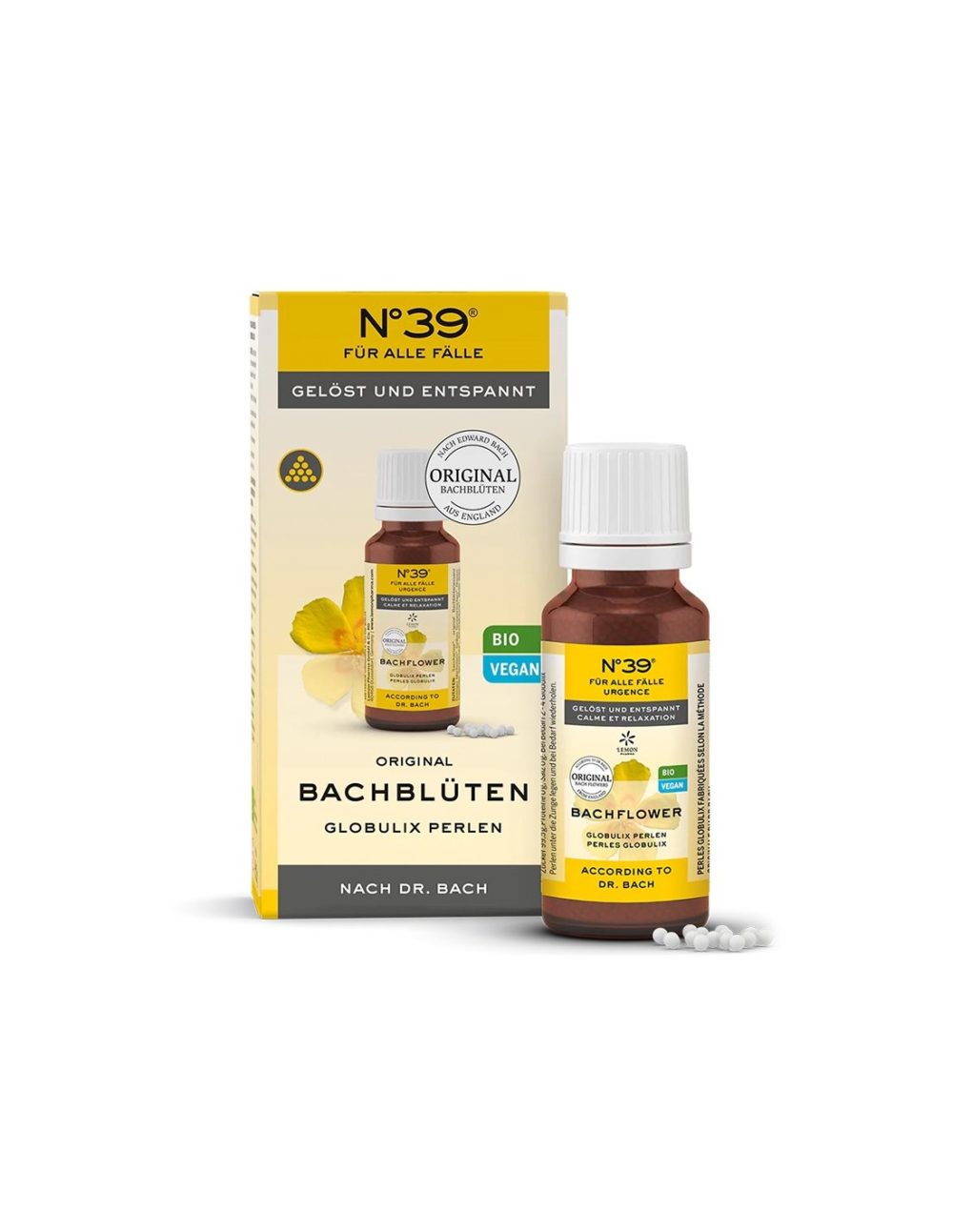 Глобули на д-р Бах N°39 – Спешни случаи, 20 g Lemon Pharma