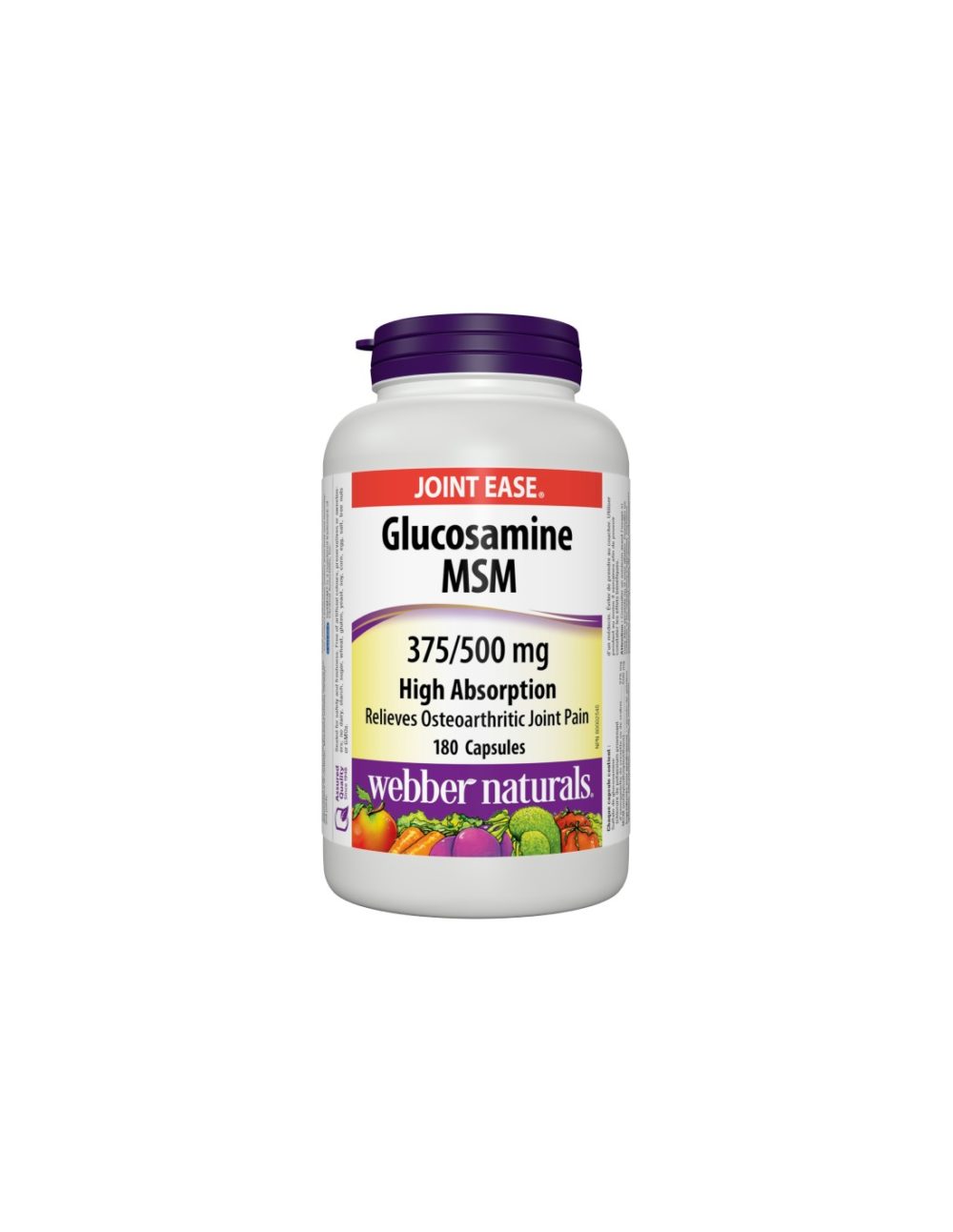 Glucosamine MSM – Глюкозамин 375 mg + МСМ 500 mg – Здрави стави, 180 капсули