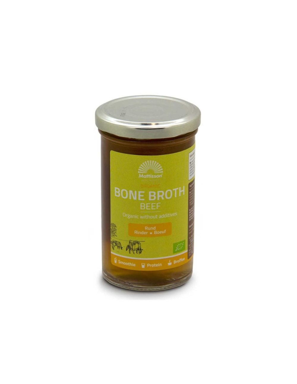 Говежди костен бульон Био, 240 ml Mattisson Healthstyle