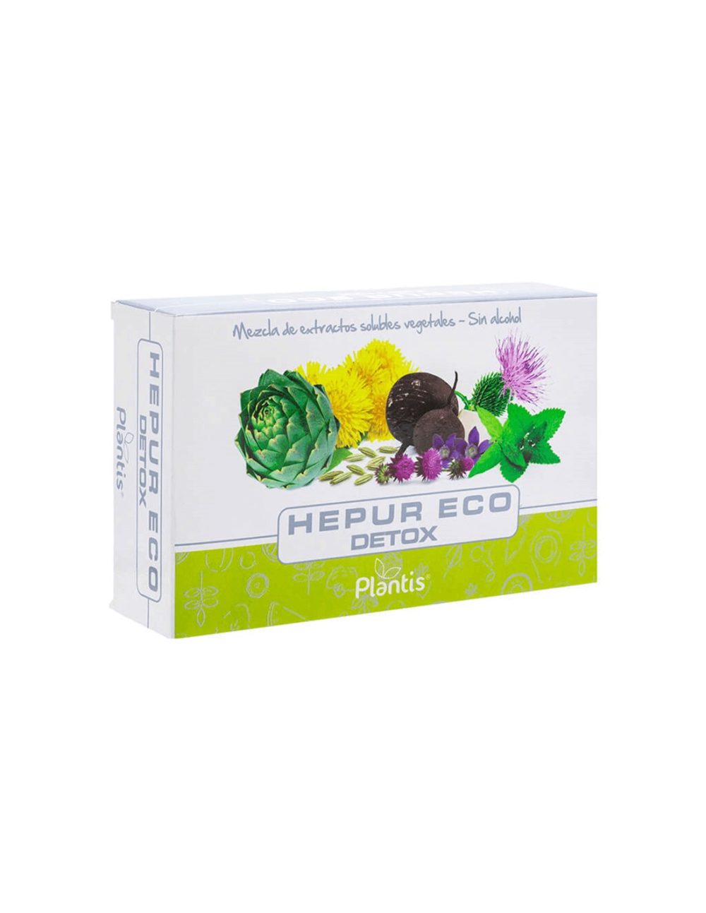 Hepur Eco Detox/ Билков микс за детоксикация, 20 ампули за пиене Artesania