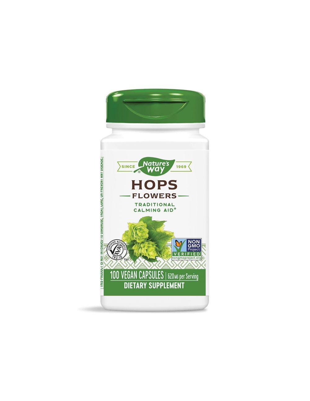 Hops Flowers / Хмел (цвят) 310 mg х 100 капсули Nature’s Way