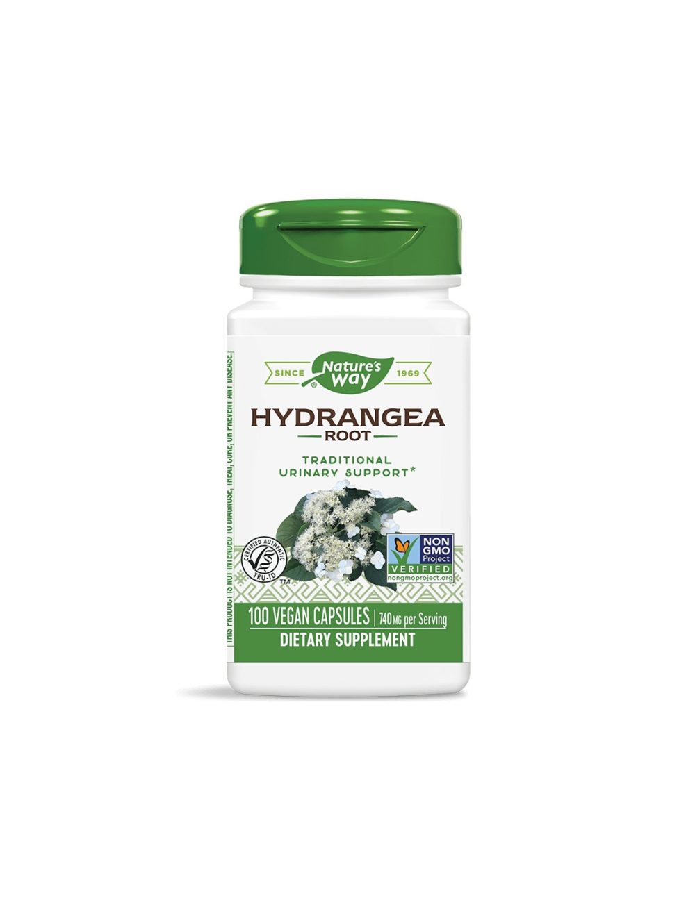 Hydrangea Root/ Хортензия (корен) 370 mg х 100 капсули Nature’s Way