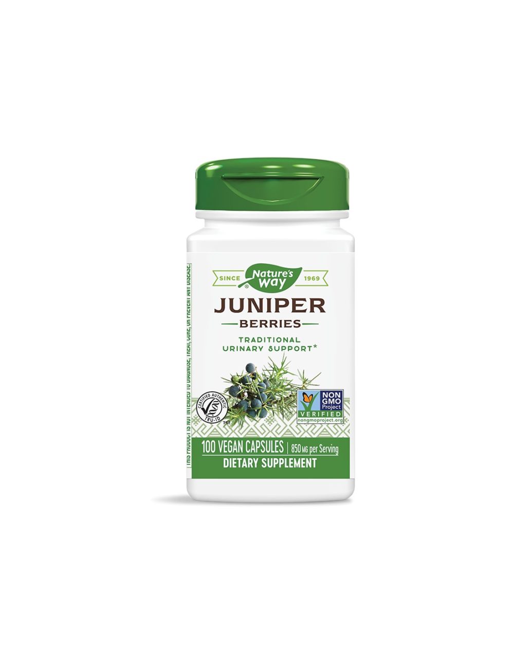 Juniper Berries/ Хвойна синя (плод) 425 mg х 100 капсули Nature’s Way