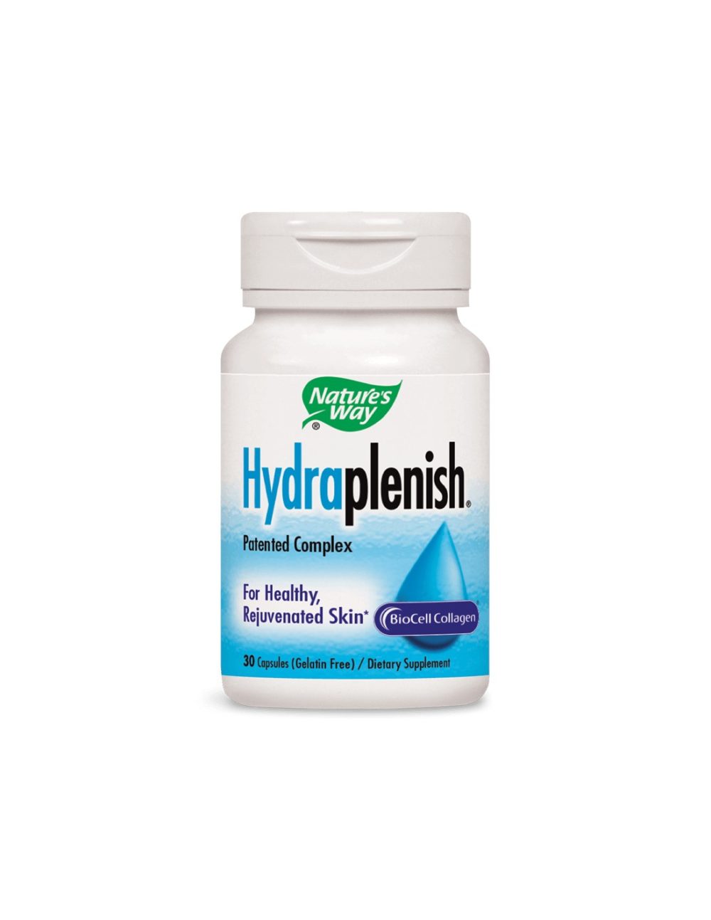 Колаген с хиалуронова киселина Hydraplenish® – Красива кожа и здрави стави, 500 mg, 30 капсули Nature’s Way