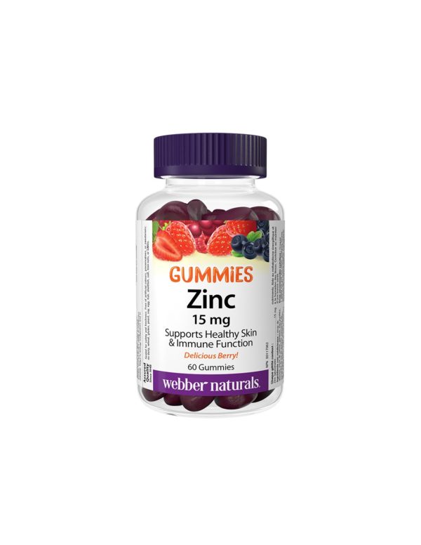 Имунитет – Цинк (глюконат) Гъми 15 mg, 60 желирани таблетки с плодов вкус