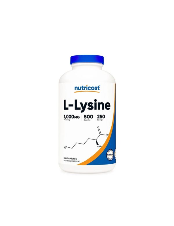 Херпес симплекс, имунно здраве – Л-Лизин 500 mg, 500 капсули