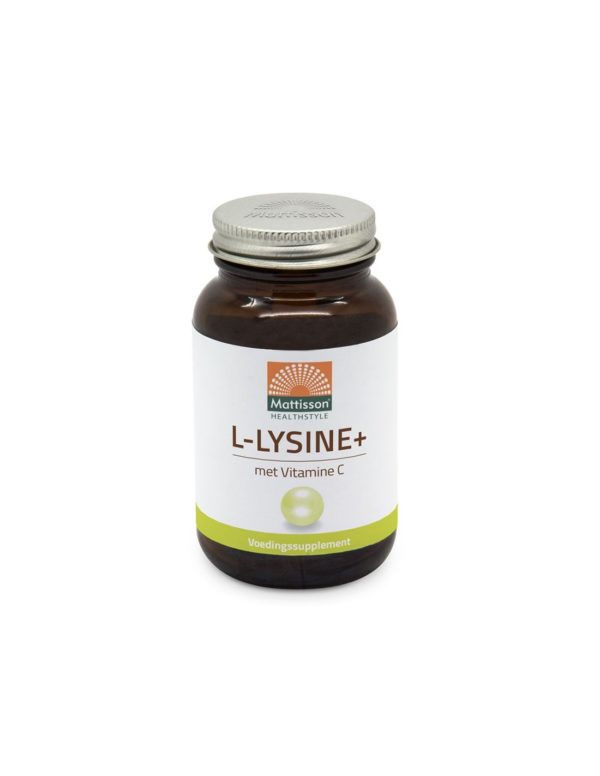 Херпес симплекс, кости и стави – Л-Лизин + Витамин С, 90 капсули Mattisson Healthstyle