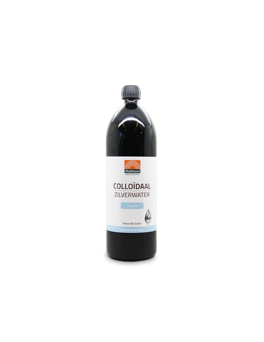 Колоидна сребърна вода 15 ppm, 1000 ml