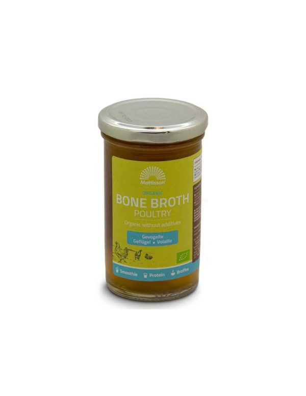 Костен бульон от домашни птици Био, 240 ml Mattisson Healthstyle