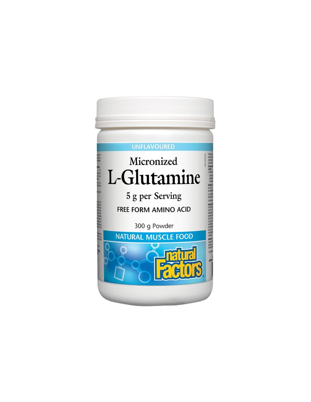L-Glutamine Micronized/ Л-Глутамин (микронизиран) х 300 g / 60 дози Natural Factors