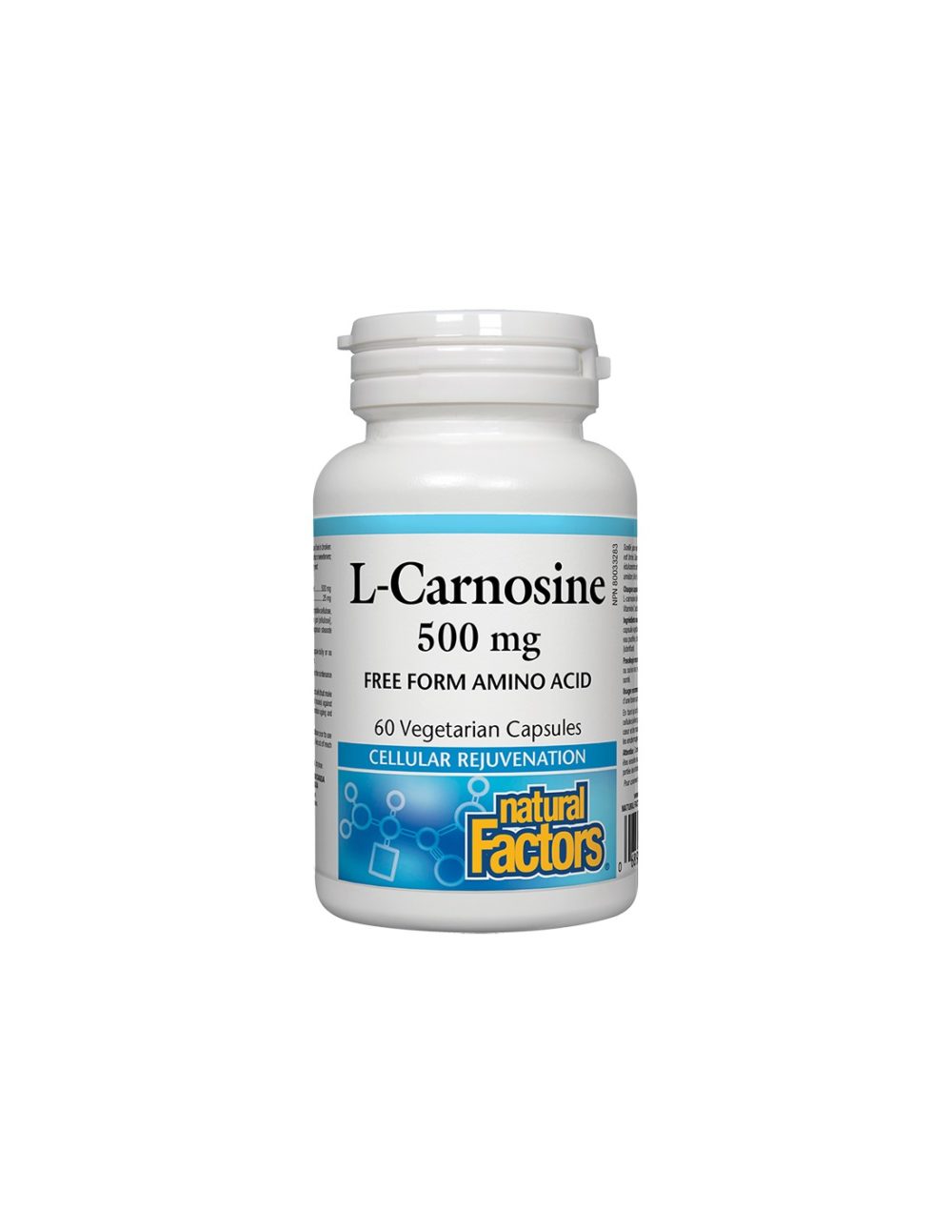 L-Carnosine/ Л-Карнозин 500 mg х 60 капсули Natural Factors