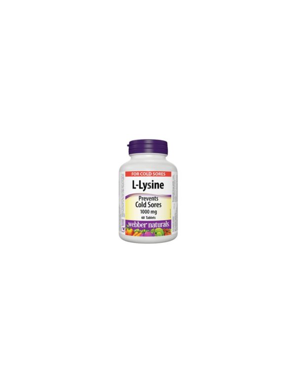 Л-Лизин / L-Lysine Webber Naturals 1000 mg х 60 таблетки