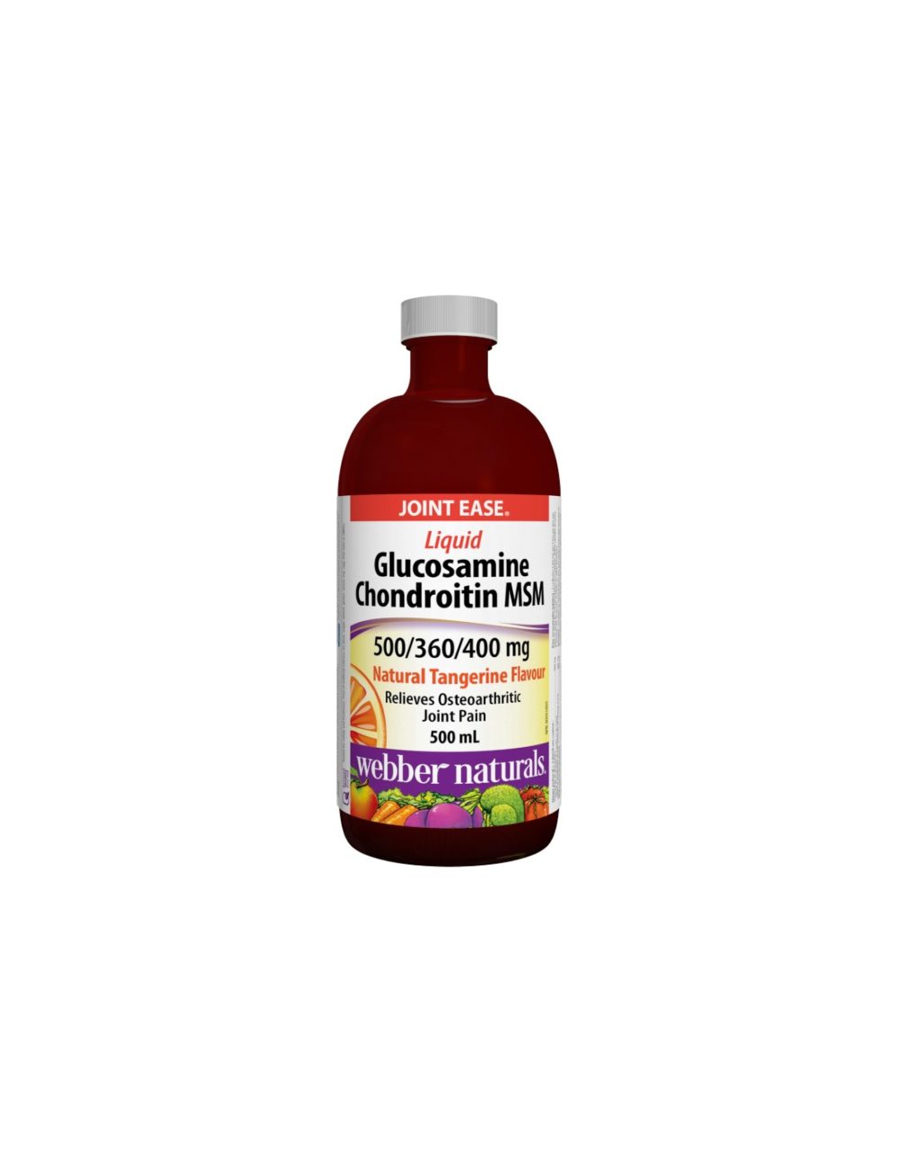 Liquid  Glucosamine Chondroitin MSM – Течен глюкозамин, хондроитин и МСМ, 500 ml, с вкус на портокал и мандарина