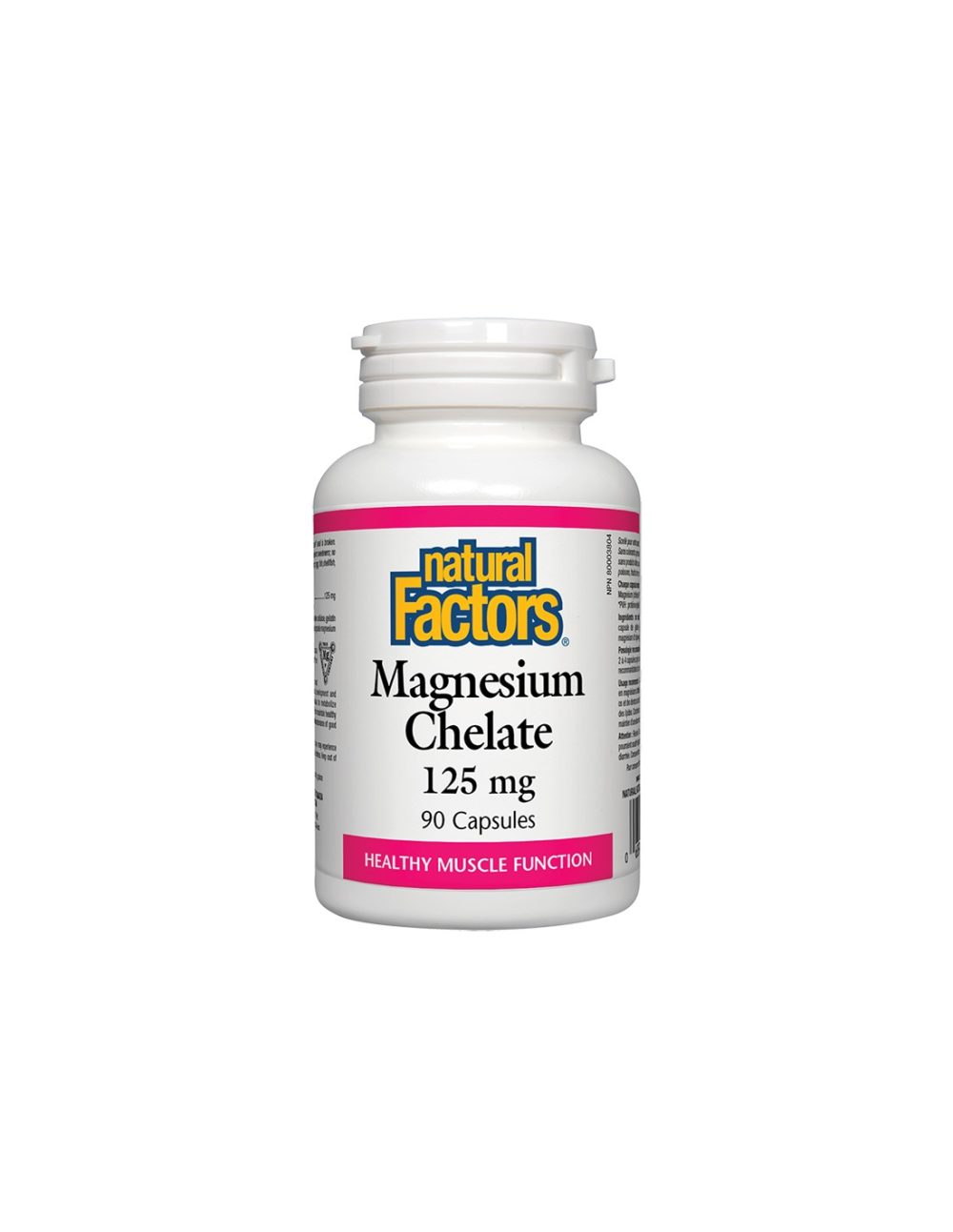 Magnesium Chelate/ Магнезий (хелат) 125 mg х 90 капсули Natural Factors