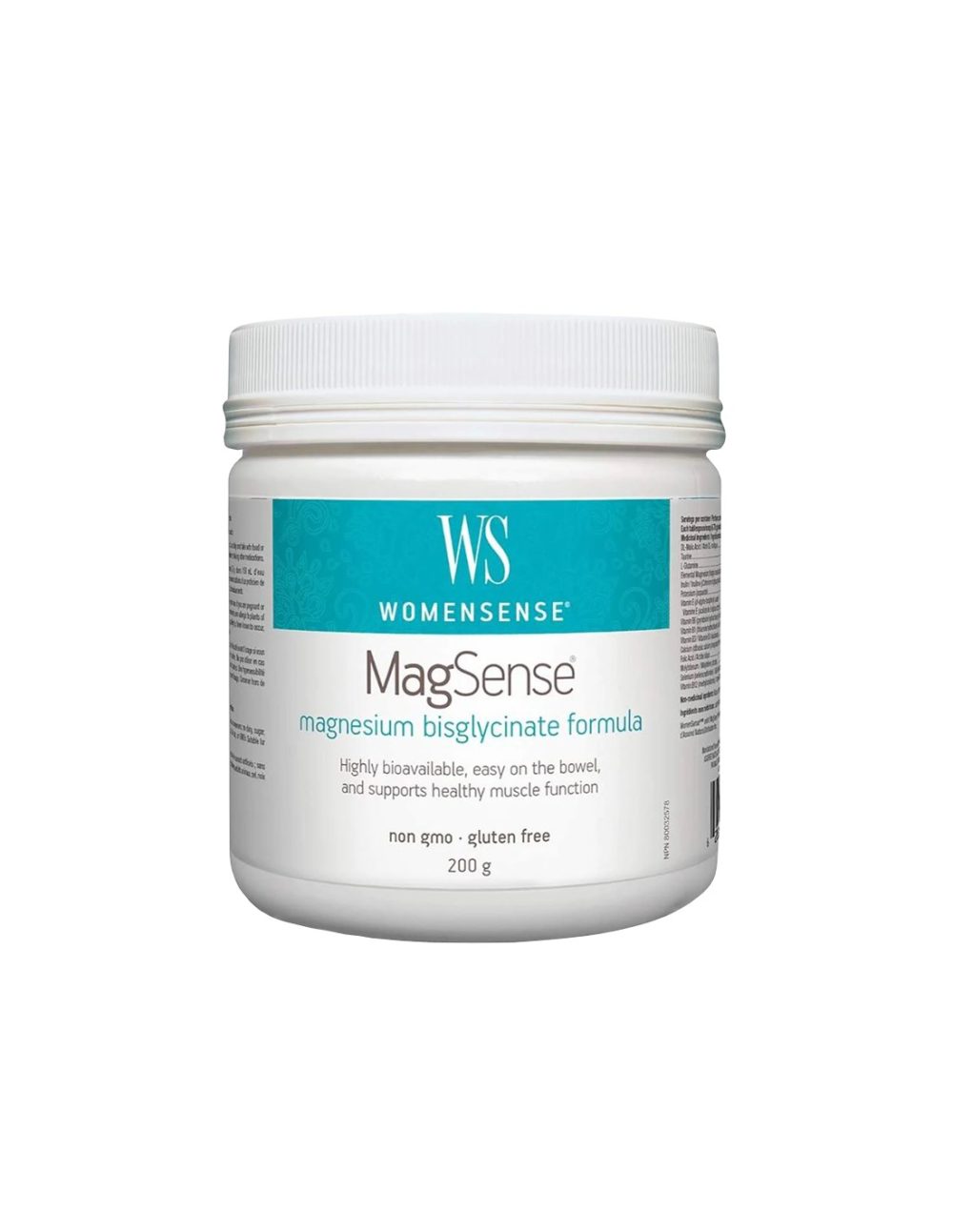Магнезий (бисглицинат формула) – WomenSense, 200 g пудра Natural Factors