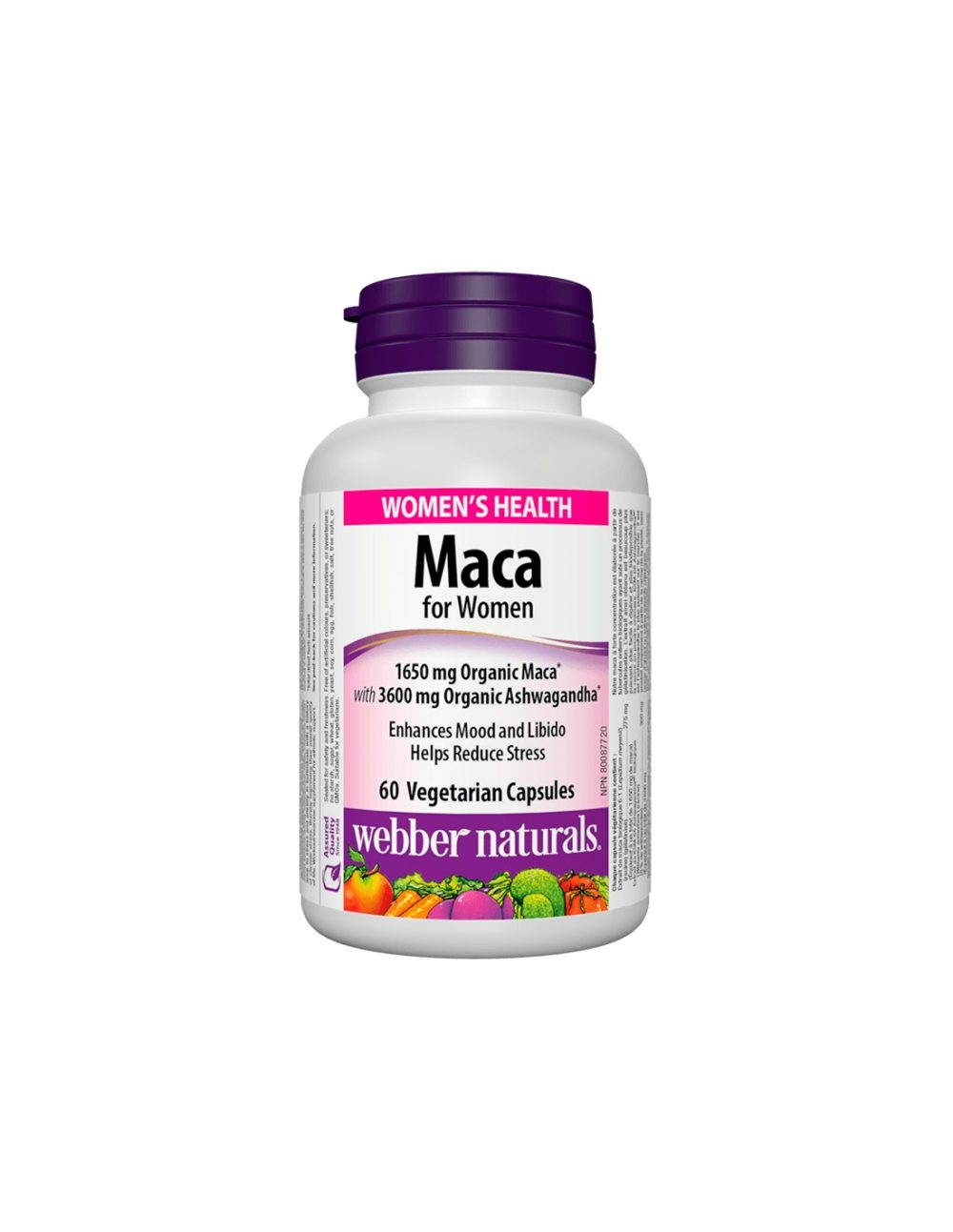 Мака за жени / Maca for Women Webber Naturals х 60 капсули