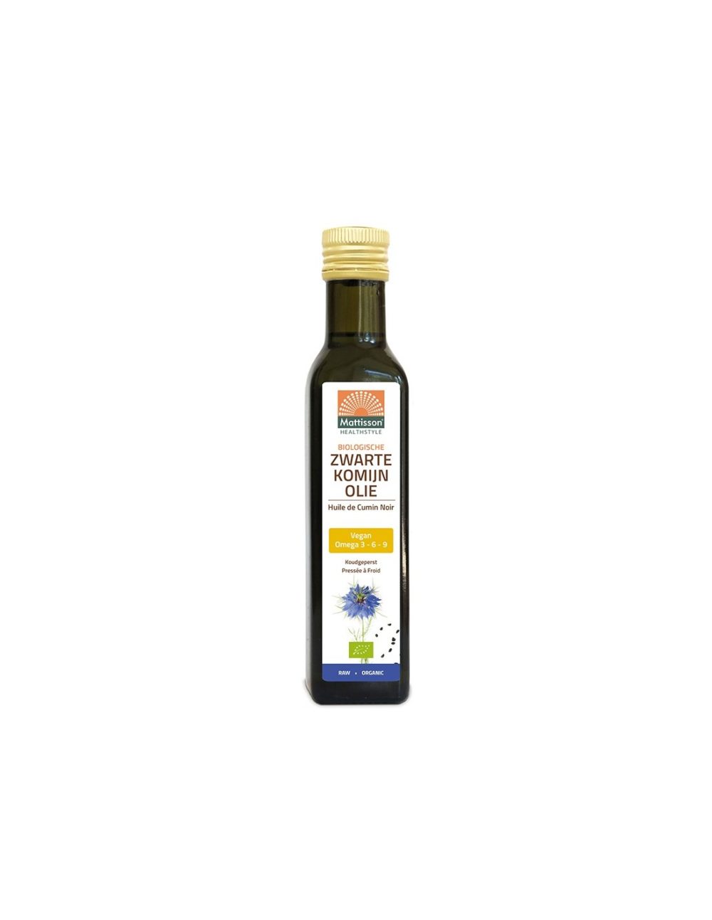 Масло от семена на Черен кимион (студено пресовано) БИО, 250 ml
