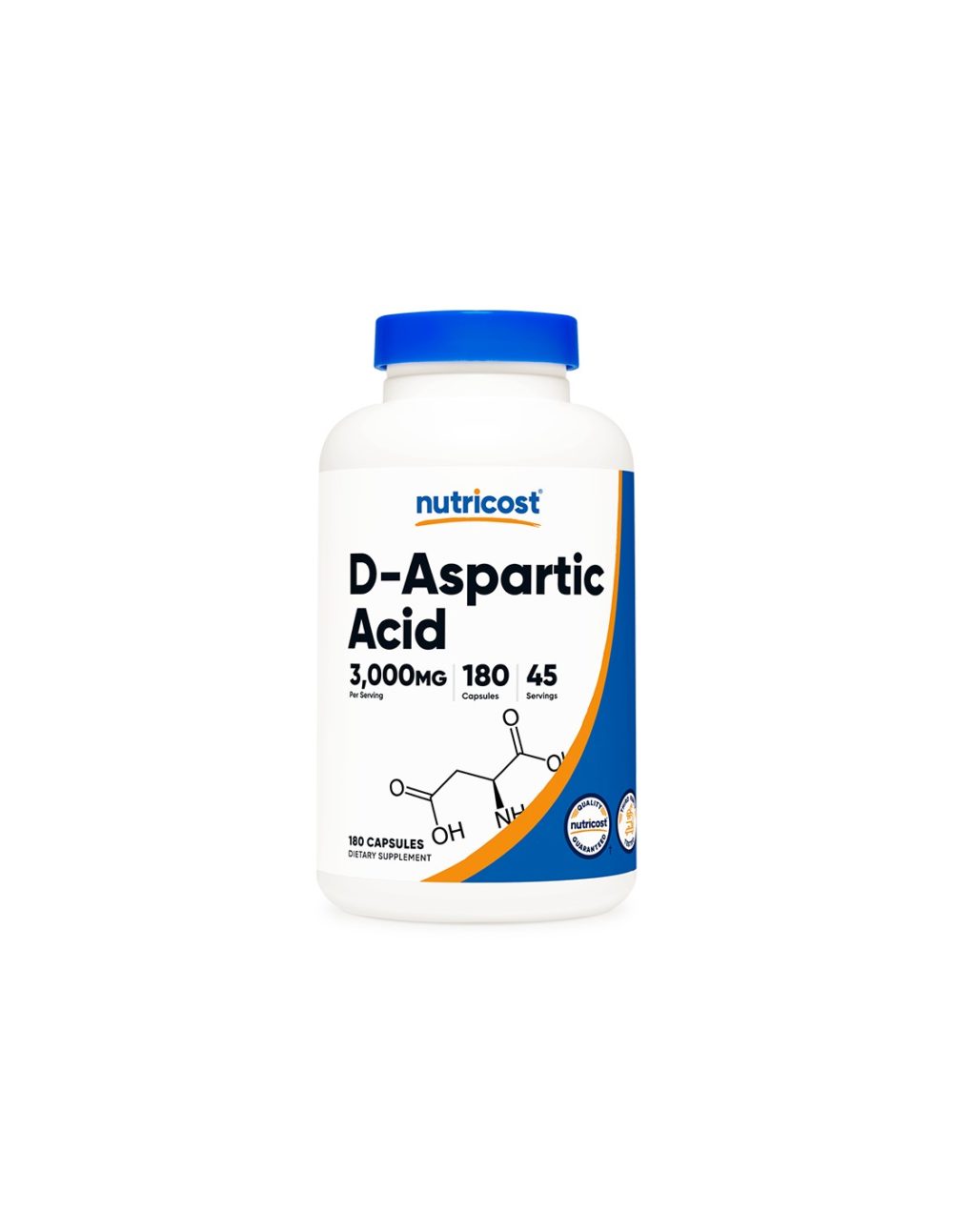 Мъжко здраве – D-Аспарагинова киселина, 3000 mg/180 капсули Nutricost