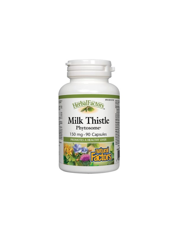 Milk Thistle Phytosome®/Бял трън Фитозоми® 150 mg х 90  Natural Factors