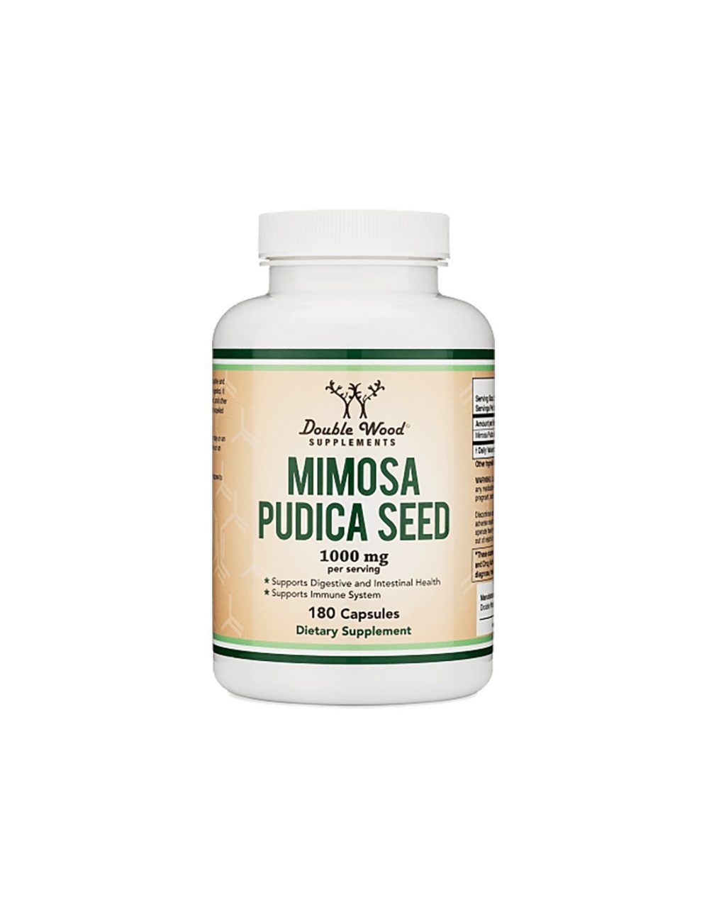Mimosa pudica/ Мимоза пудика (семена), 180 капсули Double Wood