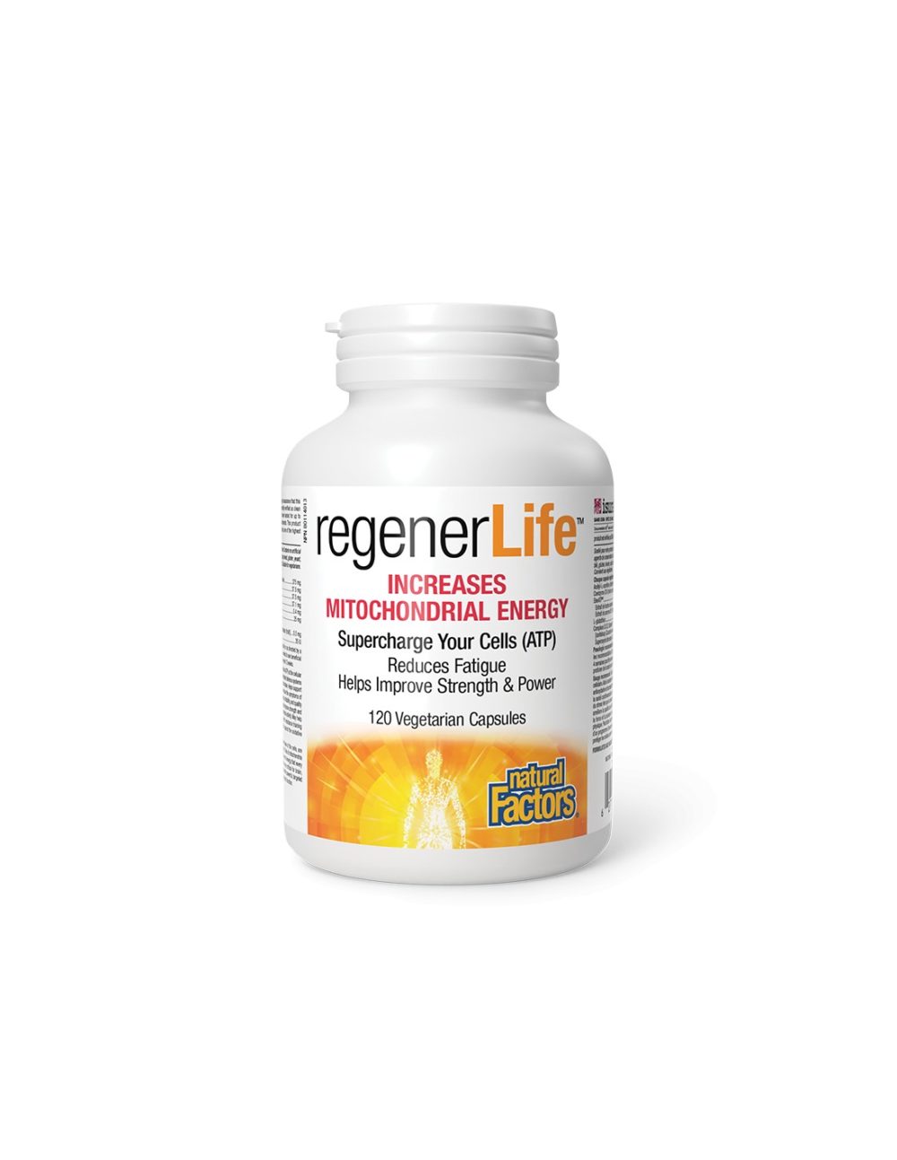 Митохондриална функция – Increases Mitochondrial Energy Rеgener Life™, 120 капсули Natural Factors