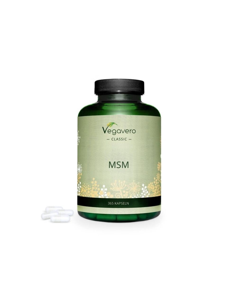 MSM/ МСМ /Метил-сулфонил-метан, 365 капсули, 100% Vegan Vegavero