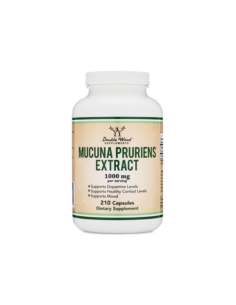 Mucuna pruriens extract/ Екстракт от мукуна, 210 капсули Double Wood