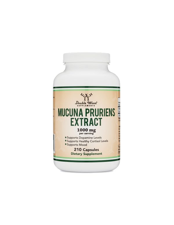 Mucuna pruriens extract/ Екстракт от мукуна, 210 капсули Double Wood