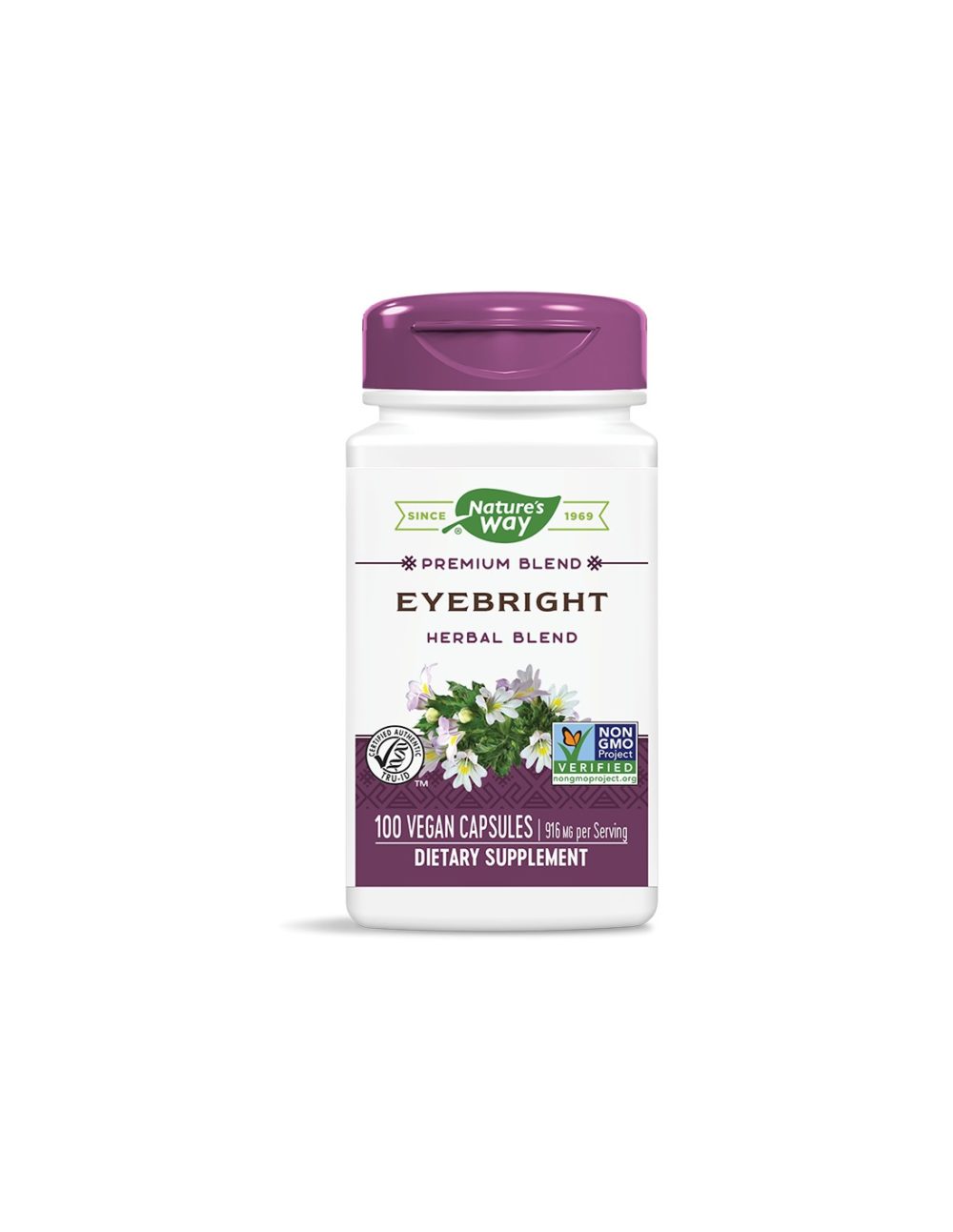 Eyebright – Очанка (смес) – В подкрепа на зрението,100 капсули Nature’s Way